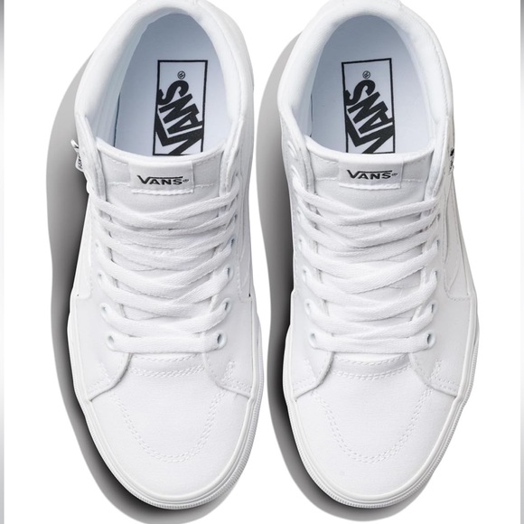 Vans Filmore White High Top Sneakers - Picture 4 of 12